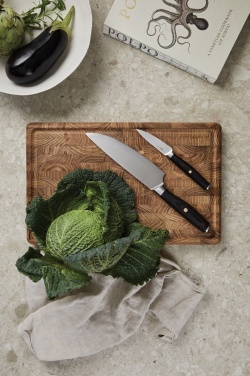 Logo trade liikelahjat tuotekuva: VINGA Tara RCS -kokkiveitsisetti kierrätettyä terästä