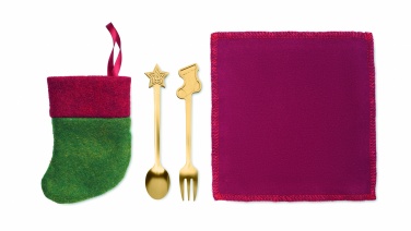 Logotrade liikelahja tuotekuva: Jälkiruokailusetti jouluun