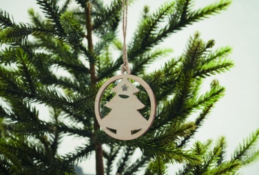 Logotrade mainoslahjat ja liikelahjat tuotekuva: Puinen puun muotoinen koriste