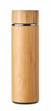 Logo trade liikelahjat mainoslahjat kuva: Bambu termospullo 400 ml TAMPERE