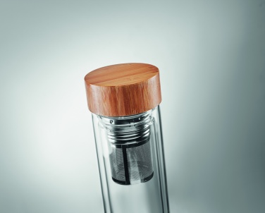 Logo trade mainoslahjat tuotekuva: Borosilikaattilasipullo München