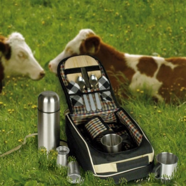 Logotrade mainoslahjat ja liikelahjat tuotekuva: Ylellinen piknik-reppu kylmälaukulla GEORGIA