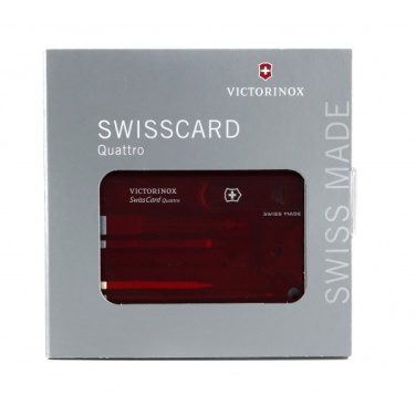 Logo trade mainoslahjat ja liikelahjat kuva: SwissCard Quattro Victorinox