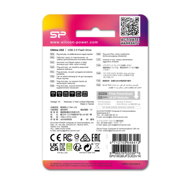 Logotrade mainostuote tuotekuva: Pendrive Silicon Power Ultima U02 2.0