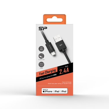 Logotrade mainostuote tuotekuva: TIEDONSIIRTOKAAPELI LK15AL Tyyppi A- Mfi Lightning