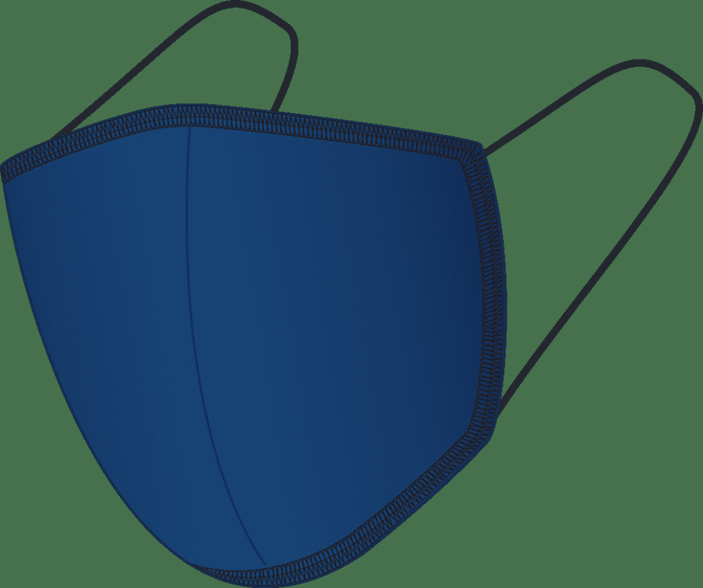 Logotrade liikelahjat mainoslahjat tuotekuva: BLACK-BLACK puuvillamaski 140123000