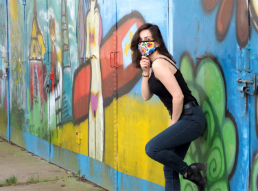 Logotrade mainoslahja tuotekuva: MARS puuvillanaamari (koko M) 1379165