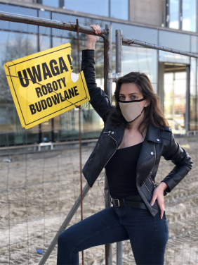 Logotrade liikelahjat mainoslahjat tuotekuva: MARS PRO puuvillanaamari (koko M), jossa on tasku ja HEPA-suodatin. 1380165