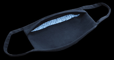 Logotrade mainostuote tuotekuva: MARS PRO puuvillanaamari (koko M), jossa on tasku ja HEPA-suodatin. 1380165