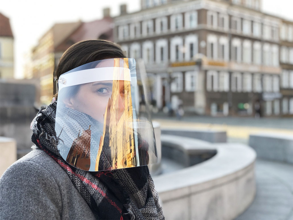 Logotrade mainoslahjat ja liikelahjat tuotekuva: TEMIDA käännettävä kasvosuoja 1424162