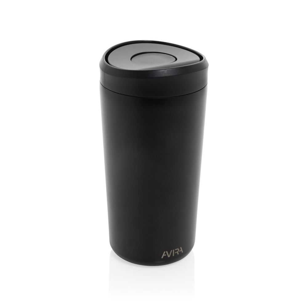 Logotrade liikelahja tuotekuva: Avira Alix RCS re-steel click tumbler 400ML