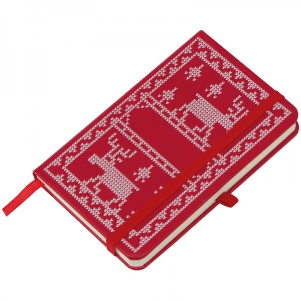 Logo trade liikelahja kuva: A6-kokoinen muistikirja jouluaiheella