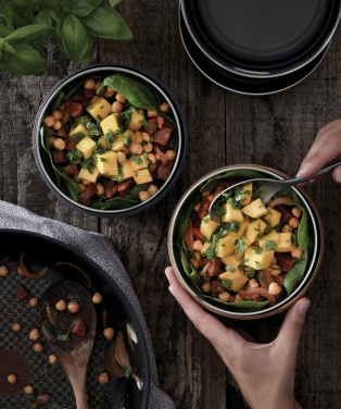 Logo trade mainoslahja ja liikelahja tuotekuva: Black+Blum lasinen lounaskulho 750ml