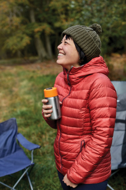 Logotrade liikelahjat mainoslahjat tuotekuva: Musta+Blum-eristetty matkamuki ruostumatonta terästä