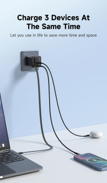 Logotrade liikelahja mainoslahja kuva: Urban Vitamin Mendocino – 65 W GaN-laturi