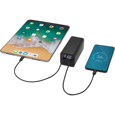 Logo trade liikelahjat tuotekuva: Acamar 20 000 mAh:n ja 70 W:n kannettavan tietokoneen varavirtalähde kierrätetystä alumiinista