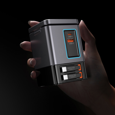 Logotrade liikelahjat mainoslahjat tuotekuva: Urban Vitamin Sacramento 105WGAN -laturi, kaapelit