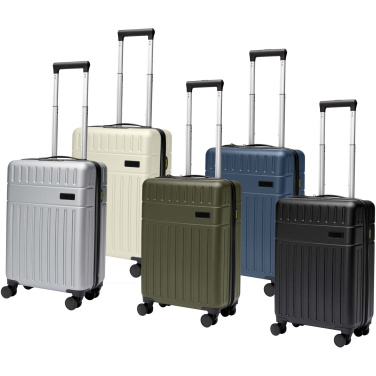 Logotrade mainostuote tuotekuva: Rover 20” GRS-kierrätetystä materiaalista valmistettu matkustamovetolaukku 40 l