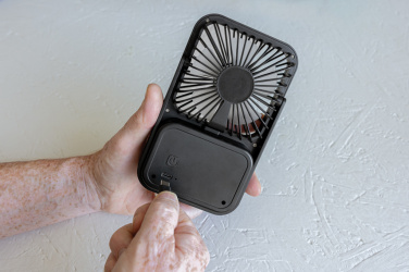 Logotrade liikelahja mainoslahja kuva: Aervina RCS-kierätysmuovinen ladattava tuuletin