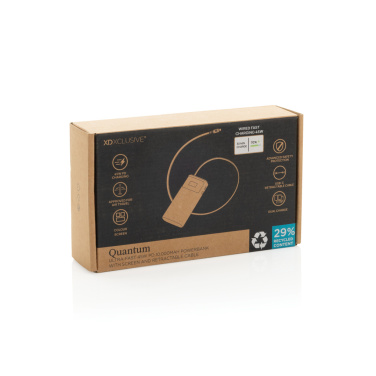 Logotrade mainoslahjat ja liikelahjat tuotekuva: Quantum RCS PD45W nopea 10 000 mAh -varavirtalähde näytöllä