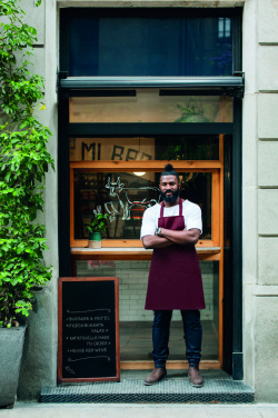 Logotrade reklaminiai produktai nuotrauka: Organinės medvilnės prijuostė 240 g/m²