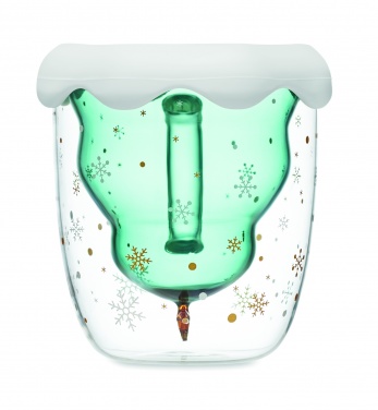 Logotrade korporatīvās dāvanas foto: Divsienu borsilikāta krūze