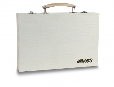 Logotrade Ideja dāvanas foto: Mākslinieka komplekts koka kastē