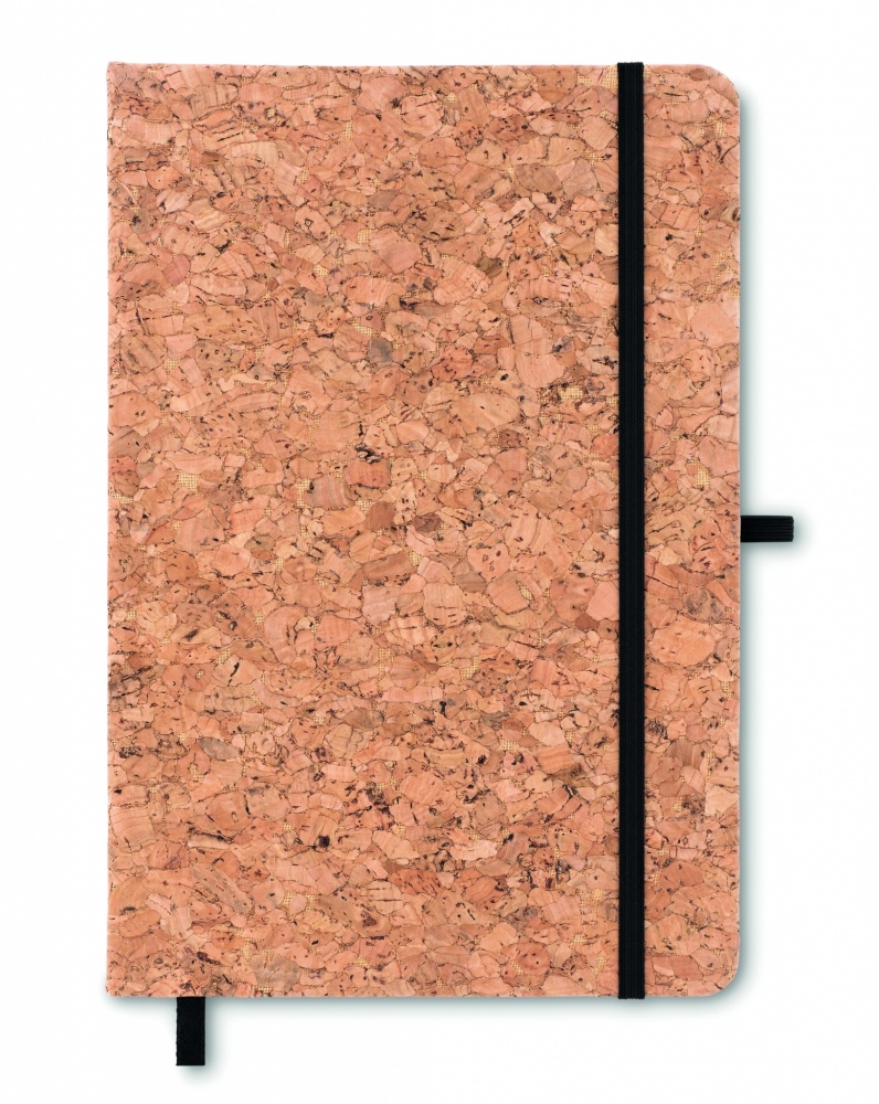 Logotrade ziemassvētku dāvanas foto: A5 korķa piezīmju grāmatiņa 96 ar oderējumu