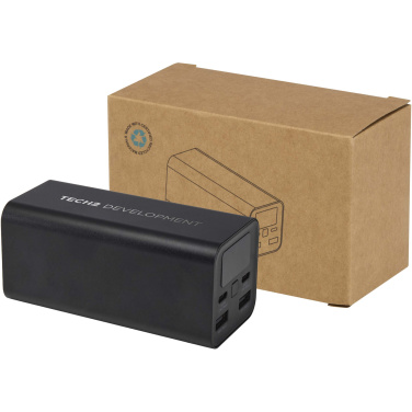 Logotrade ziemassvētku dāvanas foto: Acamar 20.000 mAh 70W pārstrādāta alumīnija klēpjdatora pārnēsājamais akumulators