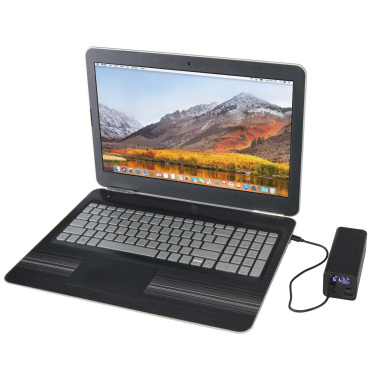 Logotrade dāvanas foto: Acamar 20.000 mAh 70W pārstrādāta alumīnija klēpjdatora pārnēsājamais akumulators