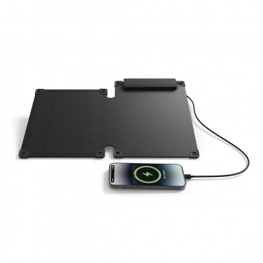 Лого трейд бизнес-подарки фото: Solarpulse rplastic портативная солнечная панель 10 Вт