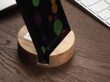 Логотрейд pекламные продукты картинка: Деревянная подставка для телефона 1833292