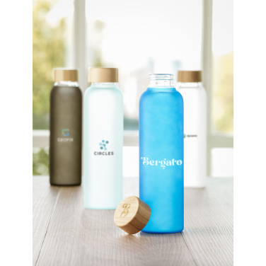 Логотрейд бизнес-подарки картинка: Бутылка Frosty Glass 550 мл питьевая бутылка