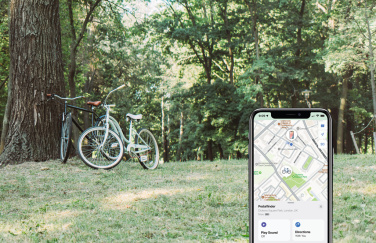 Логотрейд pекламные подарки картинка: Велосипедный звонок Pedalfinder с определением местоположения по всему миру