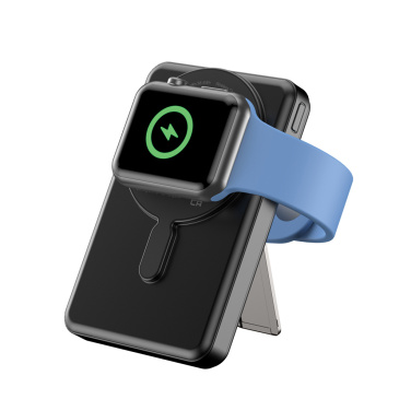 Лого трейд бизнес-подарки фото: Магнитный блок питания Urban Vitamin Delano 5 в 1, 10 000 мАч, 20 Вт в сутки