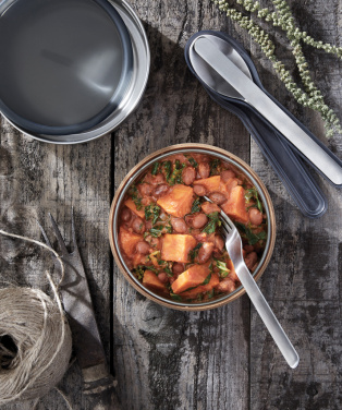 Лого трейд pекламные продукты фото: Стеклянная миска для обеда Black+Blum 750 мл