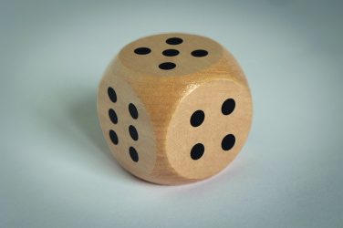 Лого трейд pекламные продукты фото: Schima wooden dice 5cm dia