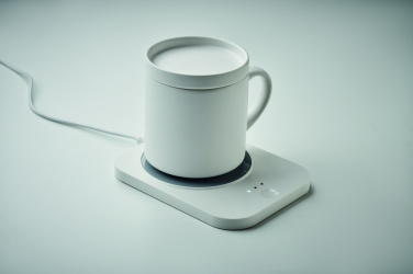 Логотрейд pекламные продукты картинка: Wireless charger mug warmer set