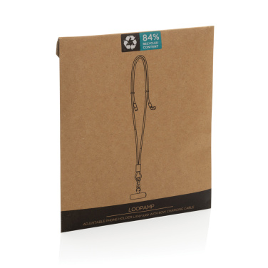 Лого трейд pекламные подарки фото: Регулируемый телефонный шнур LoopAmp RCS RPET с кабелем мощностью 60 Вт