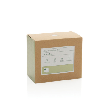 Логотрейд pекламные cувениры картинка: Будильник с белым шумом LumaRise RCS из переработанного пластика
