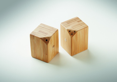 Логотрейд бизнес-подарки картинка: Bamboo salt & pepper set