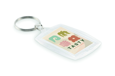Лого трейд бизнес-подарки фото: Classic acrylic keyring
