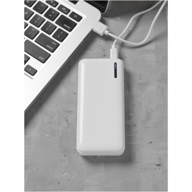 Logotrade reklamprodukter bild: Komprimera 10 000 mAh powerbank med hög densitet