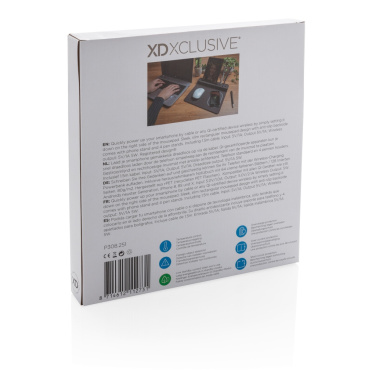 Logotrade profilprodukter bild: Air musmatta med 5W trådlös laddning och USB