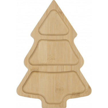 Logotrade profilreklam bild: Bambu snacksbricka LOUISVILLE