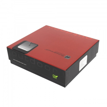 Logotrade reklamprodukter bild: Höftkolv MADONIE Schwarzwolf