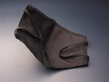 Logotrade profilprodukter bild: SVART-SVART ansiktsmask i bomull 140116500