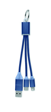 Logotrade profilprodukter bild: 4 i 1 laddningskabel typ C