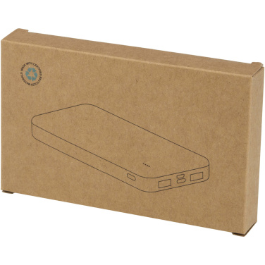 Logotrade profilreklam bild: Intan 10 000 mAh 10 W powerbank av återvunnen plast