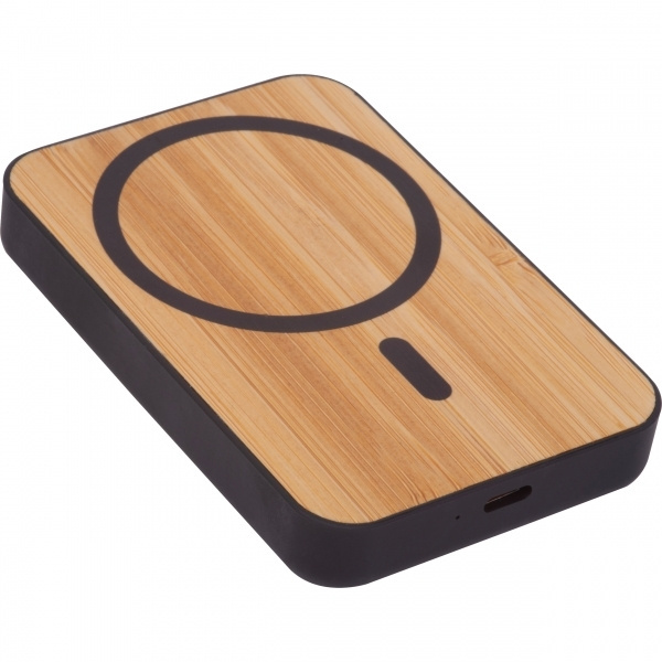 Logotrade presentreklam bild: Trådlös powerbank 5 000 mAh CAIRO